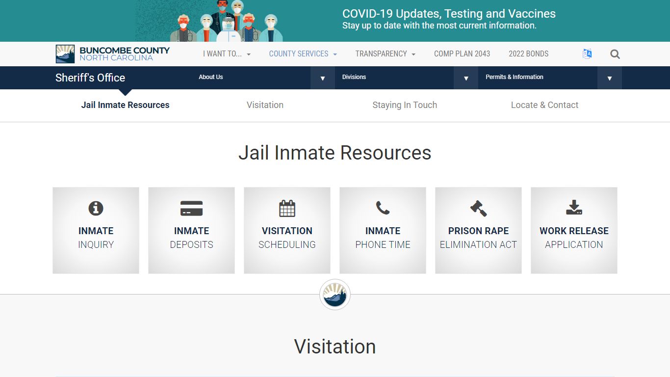 Sheriff's Office - Jail Inmate Resources - Buncombe County ...