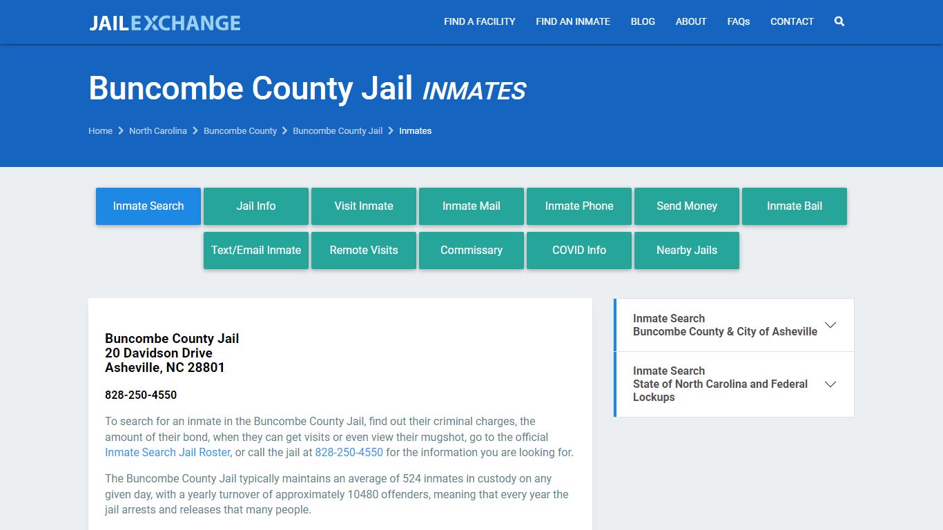 Buncombe County Jail Inmates | Arrests | Mugshots | NC